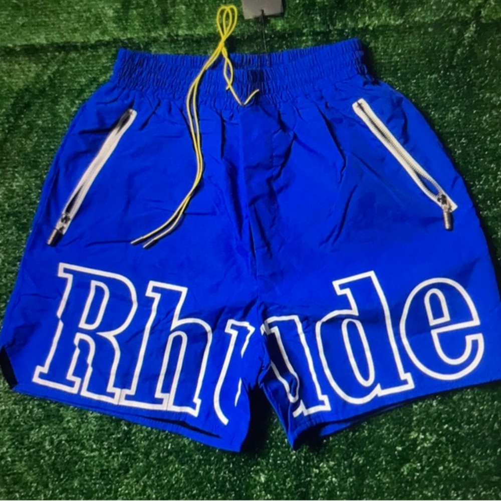 Rhude Blue Athletics Shorts/Size L